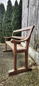 Small Antique Pew or Bench, English c 1880