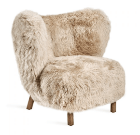 Accent Chair-Tibetan Lambskin