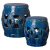 Chinese Glazed Garden Stools or Tables