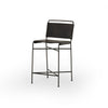 Iron Tubed Counter Stool with Contoured Seating