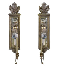 Pair of Italian 19th C. Wall Sconces - Hamptons Furniture, Gifts, Modern & Traditional