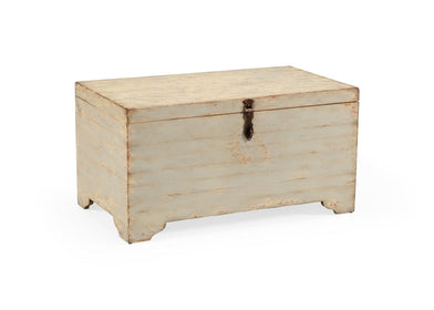 Mahogany Trunk, in distressed finish