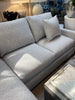 Sofa with Chaise, Sectional Sofa in Light Grey Performance Fabric