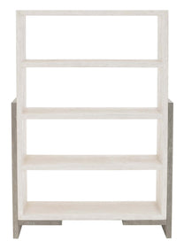 Linen Wood Finish Shelf Unit or Etagere