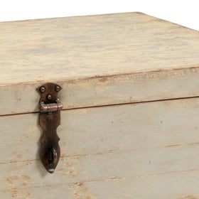 Mahogany Trunk, in distressed finish