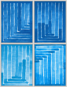Blue Lines Glicee Prints - Hamptons Furniture, Gifts, Modern & Traditional