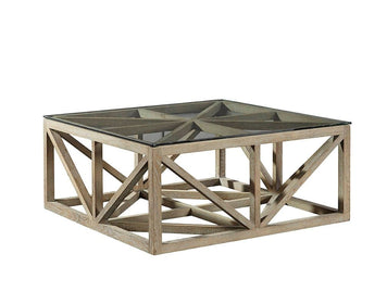 Oak and Glass Cocktail table - Hamptons Furniture, Gifts, Modern & Traditional