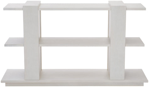 Architects Oak Console Table Or Bookshelf in White