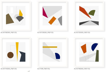 Framed Abstract acrylic prints - Hamptons Furniture, Gifts, Modern & Traditional