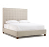 Upholstered Bed with Floating Rails