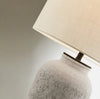 25" Textured Outdoor Table Lamp - Cordless, Rechargeable Bulb