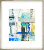 Abstract Paintings with Silver Frame