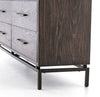 Oak Veneer 6-Drawer Dresser