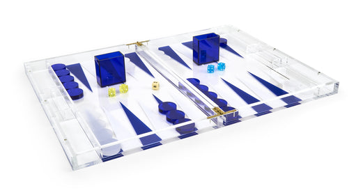 Acrylic Game Sets of Chess & Backgammon