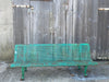 Green Garden Bench from Paris c 1940 - Hamptons Furniture, Gifts, Modern & Traditional