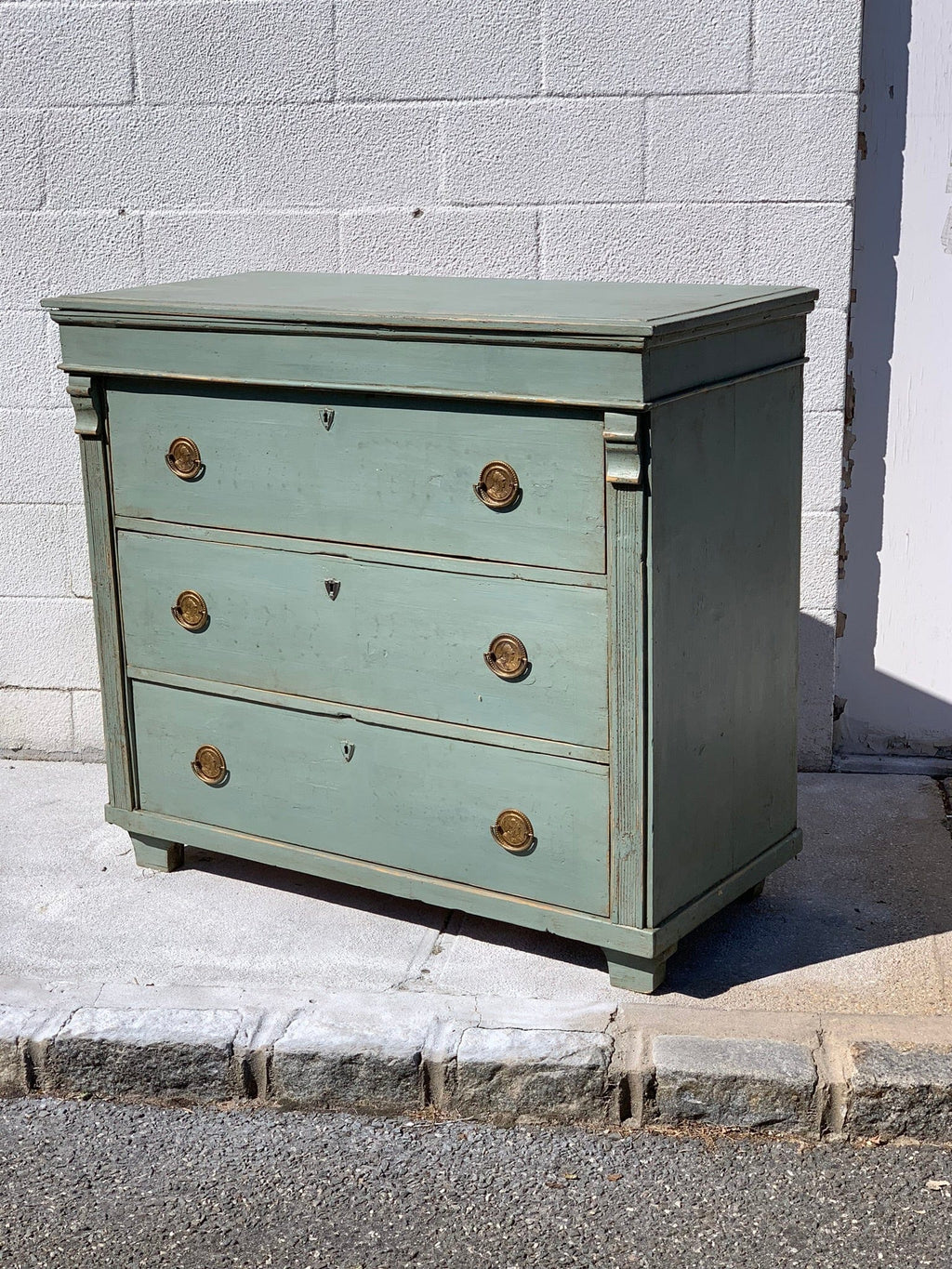 French Dresser, later painted in Blue, c 1890 – English Country Home