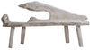 Bleached Natural Form Bench Seat