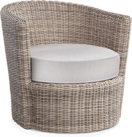 Outdoor Driftwood Swivel Chair
