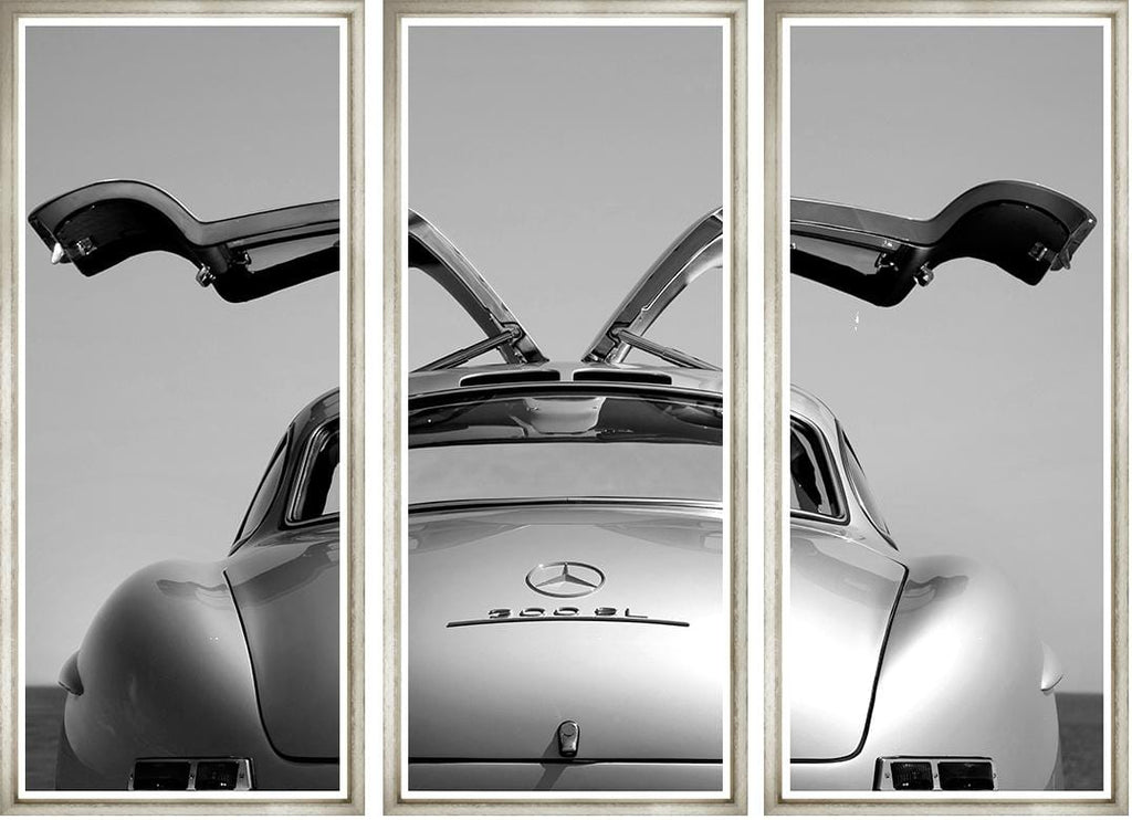 Mercedes Triptych | Hamptons art – English Country Home