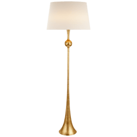 Gilded Floor Lamp - Hamptons Furniture, Gifts, Modern & Traditional