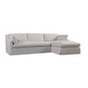 Slipcovered Sectional, Loveseat + Chaise