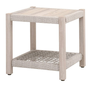 Outdoor Solid Teak End Table