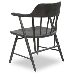 Black Cerused Dining or Desk Chair