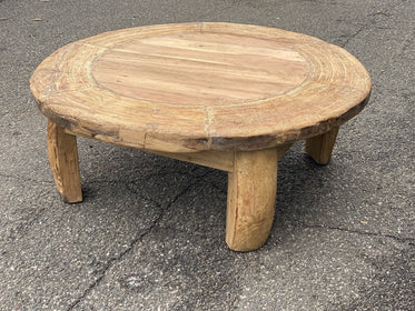 Round Rustic Coffee Table