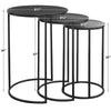 Nesting Tables in Black Iron