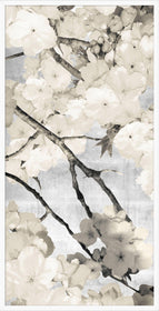 Blossom Prints on Silver Leaf Background - Hamptons Furniture, Gifts, Modern & Traditional