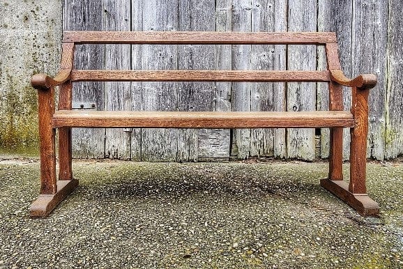 Small Antique Pew or Bench, English c 1880