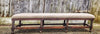 English 19th Century Oak Long Barley Twist Bench
