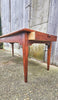 19th Century Tapered Leg Dining Table with one Drawer