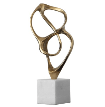 Brass Looped Sculpture