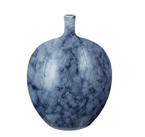 Multi-Colored Blue Glazed Vase - Small or Large
