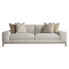 Two Cushion Sofa with Wide Arms on Natural Frame