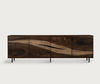 Sleek Wooden Media Sideboard or Credenza