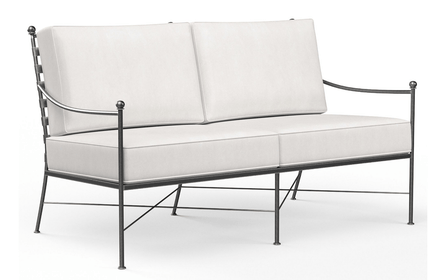 Wrought Iron Loveseat - English Country Home