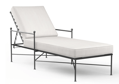 Wrought Iron Chaise - English Country Home