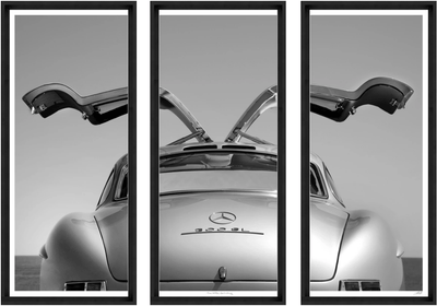 300SL Mercedes Triptych