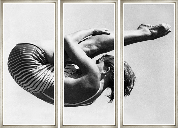 Olympic Springboard Diver Triptych