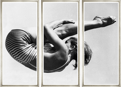 Olympic Springboard Diver Triptych