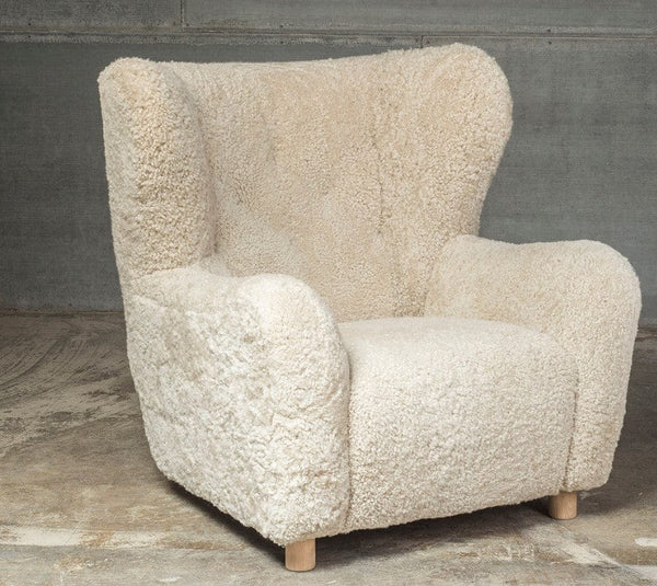 Lambswool Wing Chair