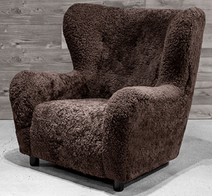 Lambswool Wing Chair