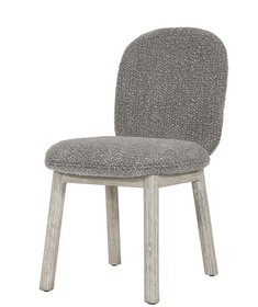 Dining Chair in Oatmeal Boucle