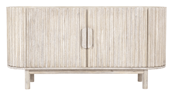 Fluted Sideboard with Multiple Doors