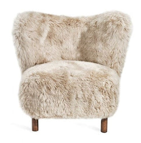 Accent Chair-Tibetan Lambskin