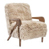 Lounge Chair-Taupe Sheepskin