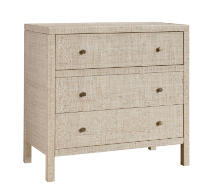 Rafiia 3 Drawer Dresser