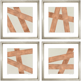 Copper Leaf Linen Abstracts